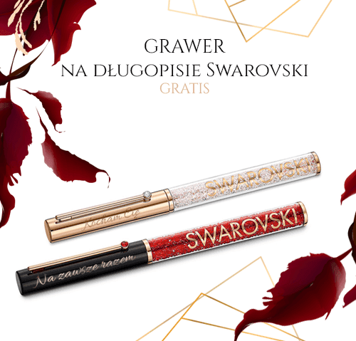 Co można wygrawerować na długopisie Swarovski?